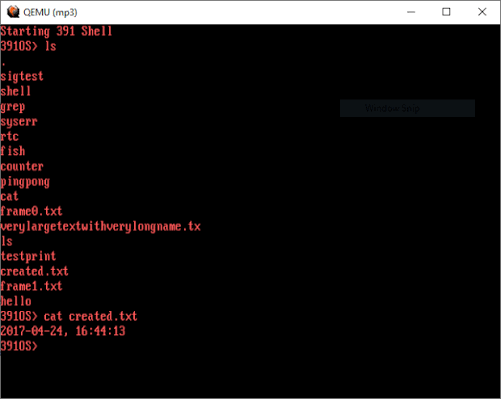 RISC-V operating-system kernel project
